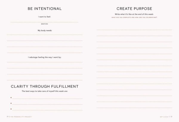 The Possibility Project: A Guided Journal for Creating What's Possible