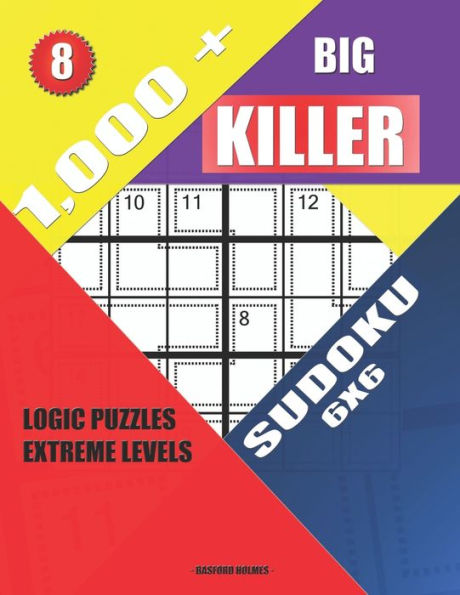 1,000 + Big killer sudoku 6x6: Logic puzzles extreme levels
