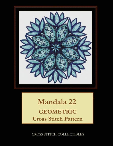 Mandala 22: Geometric Cross Stitch Pattern