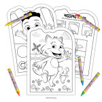 Alternative view 3 of Cocomelon Activity Book with Jumbo Crayons