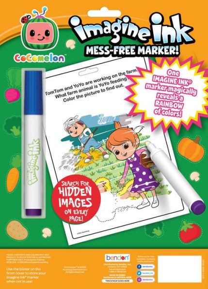 Cocomelon Coloring Book Set for Kids - Bundle with Jumbo Cocomelon Coloring and Activity Book and Mess-Free Imagine Ink with Stickers and More