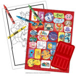 Alternative view 2 of Pokemon Color Book with Crayons
