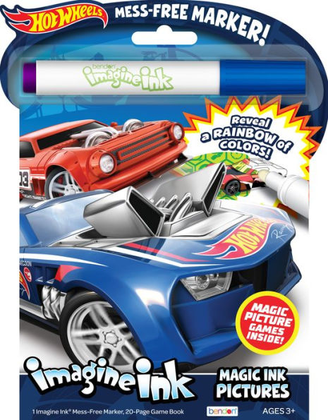 Hot Wheels Magic Ink Book