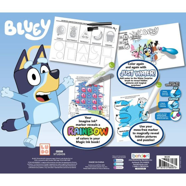 Bluey Imagine Ink 4-in-1 Activity Box Set