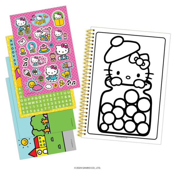 Hello Kitty Backpack Travel Coloring and Activity Set