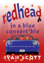 Redhead in a Blue Convertible