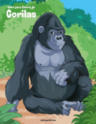 Title: Livro para Colorir de Gorilas, Author: Nick Snels