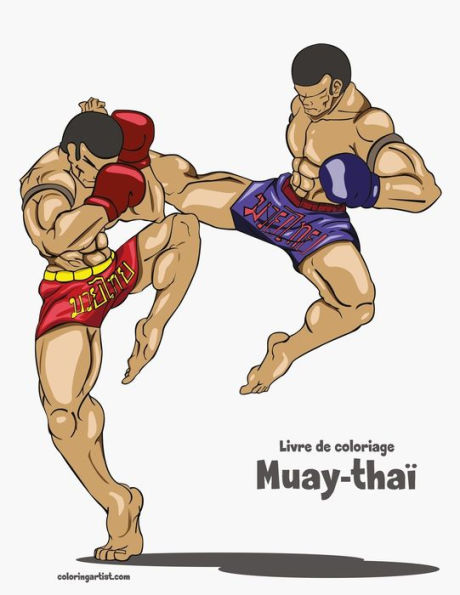 Livre de coloriage Muay-thaï