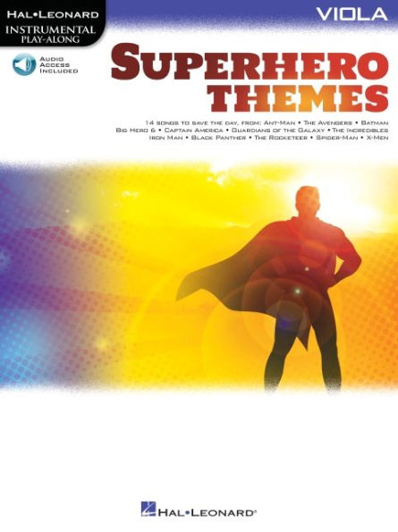 Superhero Themes Instrumental Play-Along for Viola