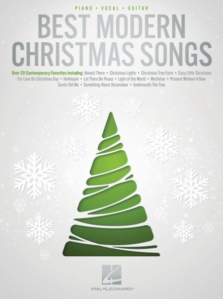 Best Modern Christmas Songs - Over 20 Contemporary Favorites Arranged for Piano/Vocal/Guitar
