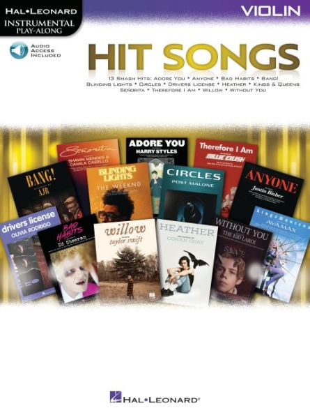 Hit Songs: Violin Play-Along with Demo & Backing Tracks