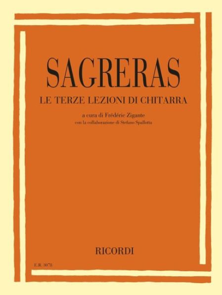 Le Terze Lezioni Di Chitarra (The Third Guitar Lessons) edited by Frederic Zigante