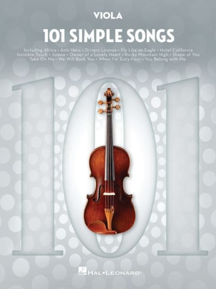 101 Simple Songs for Viola