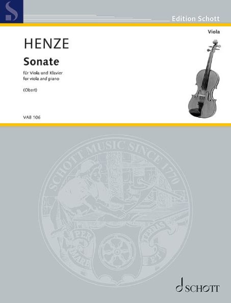 Sonate Viola and Piano