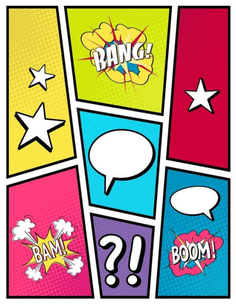 Comic Book - Storyboard: Cool Comic Book And Storyboard with colorful cover. 150 pages, 8,5 X 11 inches ( close DIN A4 Size )