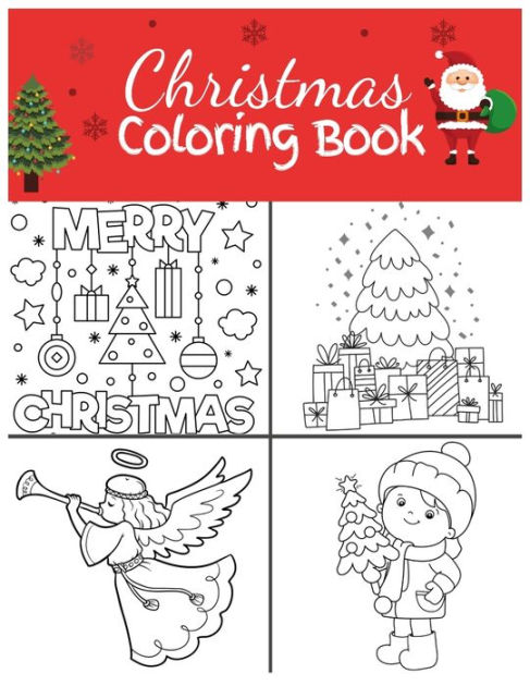 Christmas Coloring Book: Christmas Coloring Pages for Kids (Beautiful ...