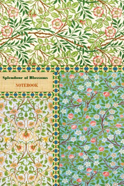 Splendour of Blossoms NOTEBOOK [ruled Notebook/Journal/Diary to write in, 60 sheets, Medium Size (A5) 6x9 inches]