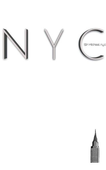 NYC iconic chrysler building white $ir Michael designer blank journal limited edition: