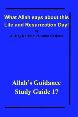What Allah says about this Life and Resurrection Day!: Allah's Guidance Study Guide 17
