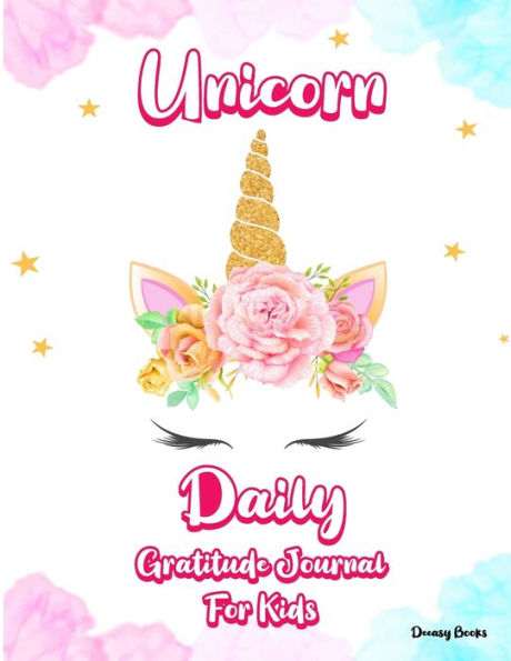 Unicorn Daily Gratitude Journal for Kids