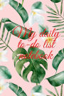 My daily to-do list notebook
