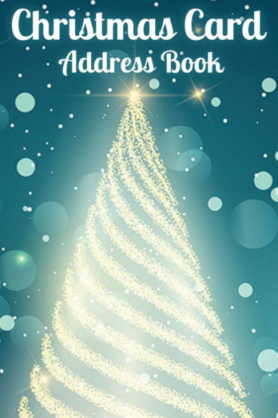 Christmas Card Address Book Christmas Card Record Book Address Book Organizer: 6 x 9 inches, Christmas Address Book, Address Book Organizer