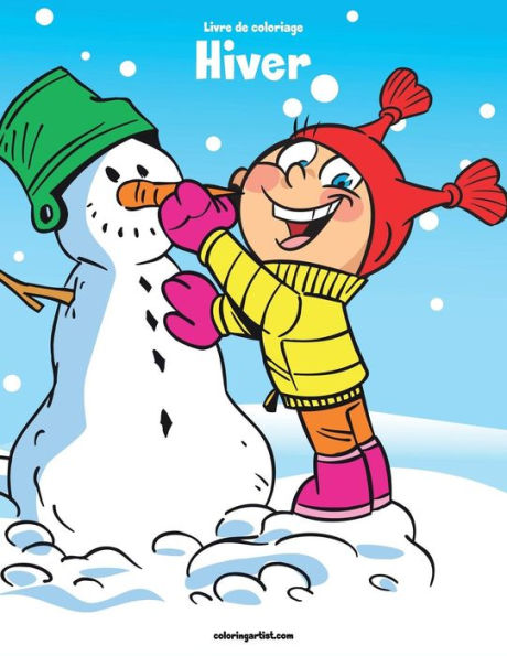 Livre de coloriage Hiver 1, 2 & 3