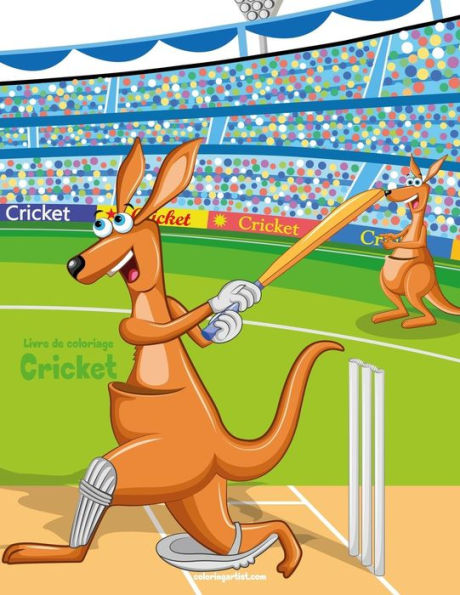 Livre de coloriage Cricket 1