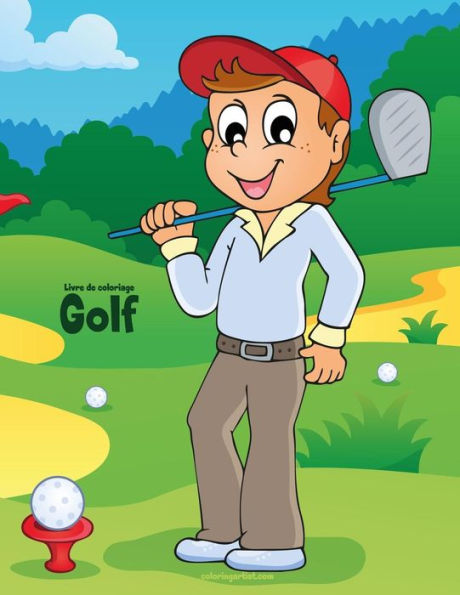 Livre de coloriage Golf 1