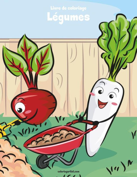 Livre de coloriage Légumes 1