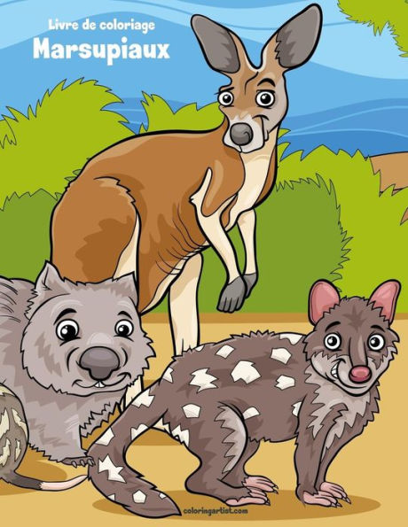 Livre de coloriage Marsupiaux 1
