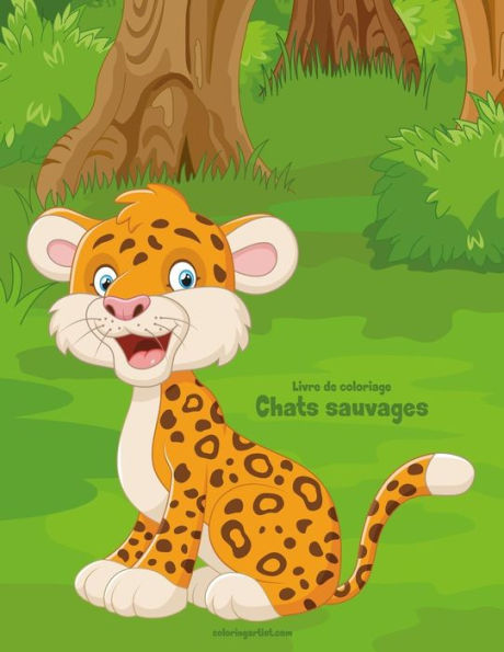 Livre de coloriage Chats sauvages 1 & 2