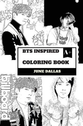 BTS-Inspired-Coloring-Book-Cute-South-Korean-Boy-Band-and-Gorgeous-Jungkook-Billboard-Sensation-and-Kpop-Talents-Inspired-Adult-Coloring-Book-BTS-Books