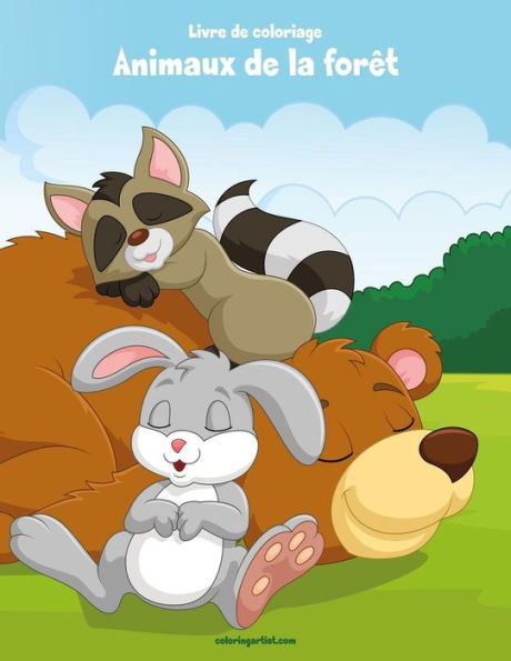 Livre de coloriage Animaux de la forêt 1