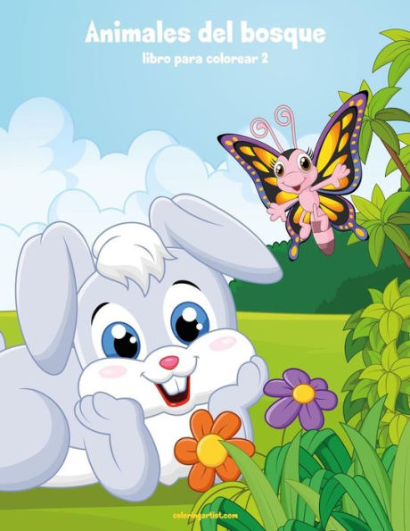 Animales del bosque libro para colorear 2