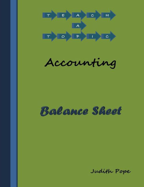 Balance Sheet: Balance Sheet