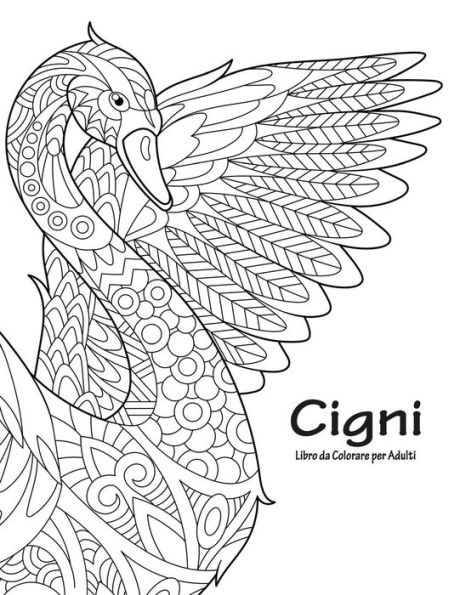 Cigni Libro da Colorare per Adulti 1