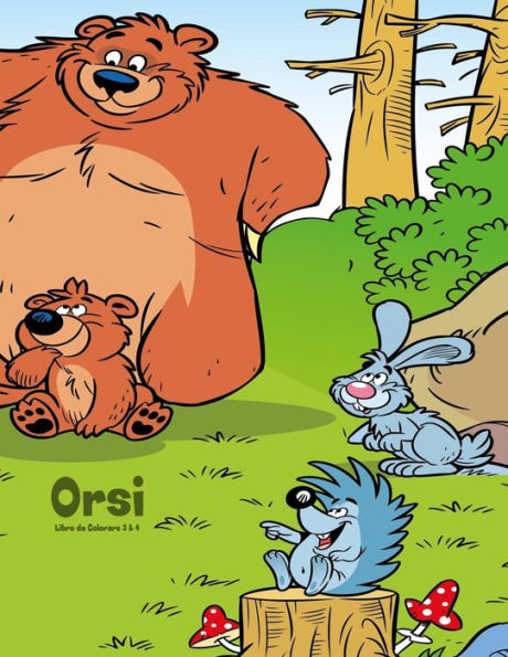 Orsi Libro da Colorare 3 & 4