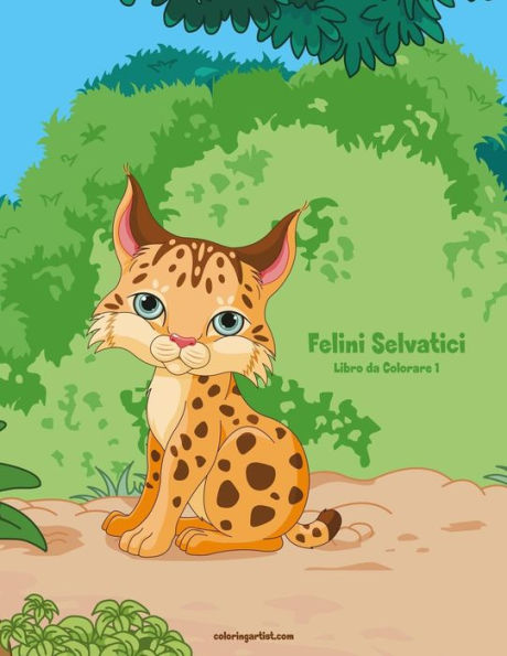 Felini Selvatici Libro da Colorare 1