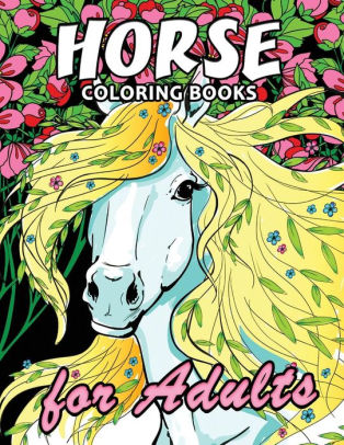 Download Horse Coloring Book Unique Coloring Book Easy Fun Beautiful Coloring Pages For Adults And Grown Up By Kodomo Publishing Paperback Barnes Noble