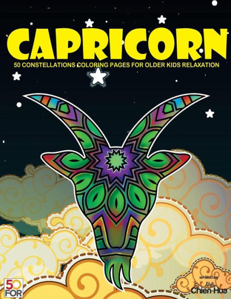 Capricorn 50 Coloring Pages For Older Kids Relaxation