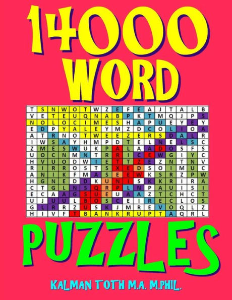 14000 Word Puzzles: 500 Large Print Challenging Word Search Puzzles Each with 28 Words