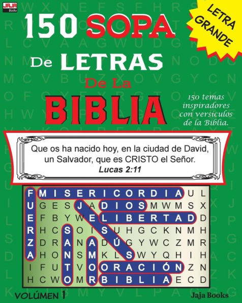 150 SOPA de LETRAS de la BIBLIA, VolÃ¯Â¿Â½men 1