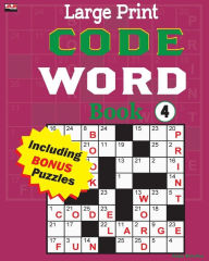 Title: Large Print CODE WORD Book 4, Author: Jaja Books