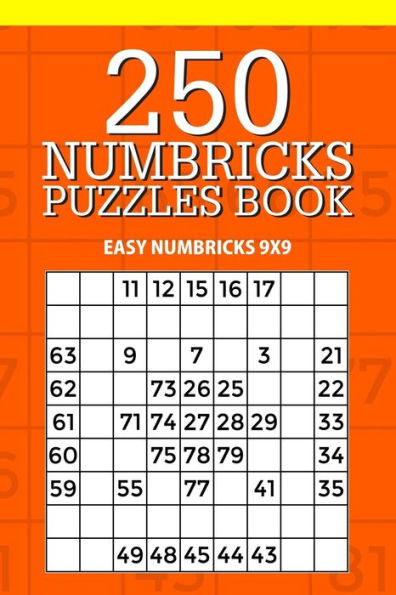 250 Numbricks Puzzle Book: Easy Numbricks 9x9