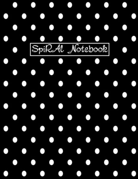 Spiral Notebook: Spiral Journal/ Notebook with Blank Pages - Total 100 Pages Sheets, Dotted Notebook, Size 8.5 x 11