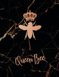 Title: QUEEN BEE - Graph Paper Composition Notebook - Rose Gold Black Marble Diary: Quad Ruled Pages Journal for Math & Science High School Students College and University Notes - 5x5 Grid, Author: Creative School Supplies