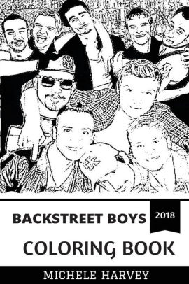 backstreet boys coloring book bestselling boy band and