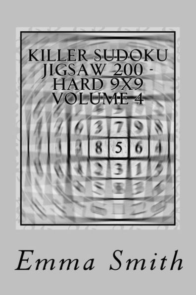 Killer Sudoku Jigsaw 200 - Hard 9x9 Volume 4