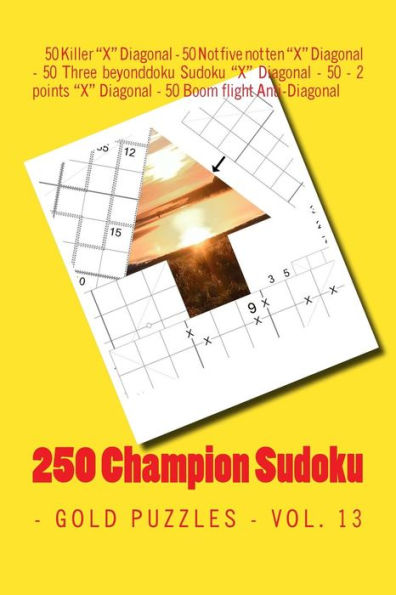 250 Champion Sudoku - Gold puzzles - Vol. 13: This is a wonderful book for you